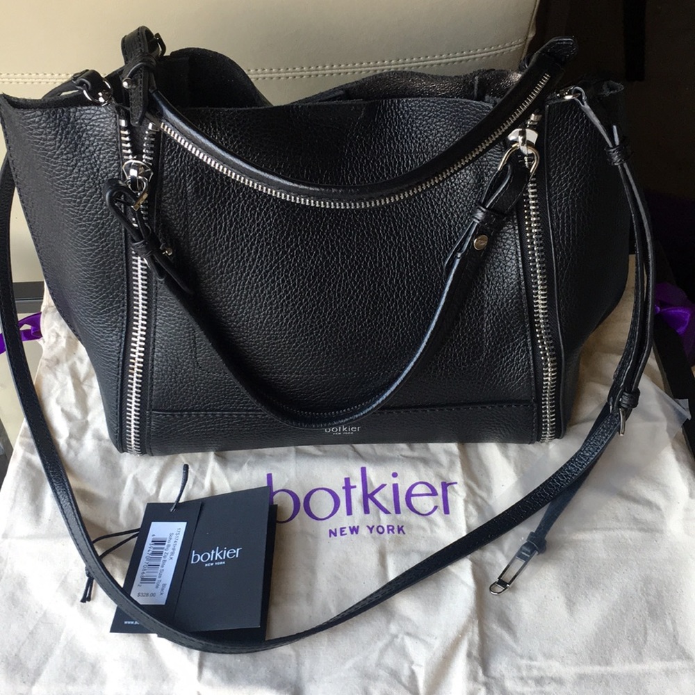 Botkier Soho Big Zip Bite Size Leather Tote